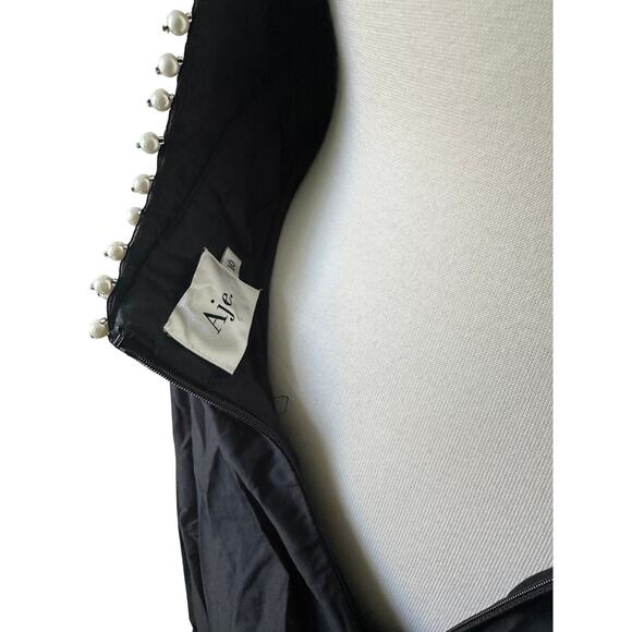 Aje Florence Pearl Trim Midi Dress - Picture 10 of 15